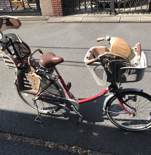 子供乗せ自転車　３段変速　３人乗り