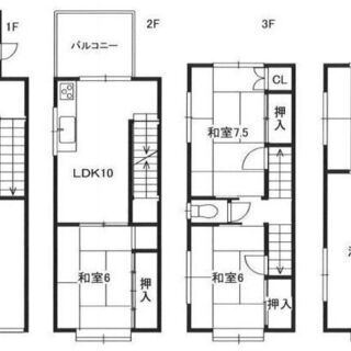 九条 【民泊利用OK!!】各部屋6畳以上♪住居兼店舗,事務所とし...