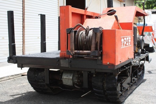 【SOLD OUT】ヤマグチ 林内作業車 YX-2201 集材機 木材運搬車 クローラー ウインチ