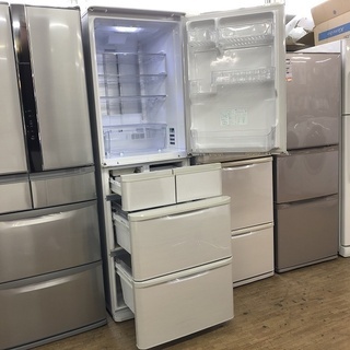 美品【 SHARP 】シャープ 424L 両開き 5ドア 大型冷蔵庫 プラズマ