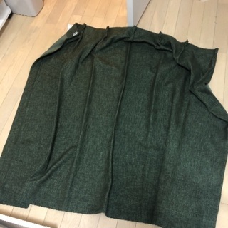 氷川台 池袋 カーテン緑 100×110 2枚