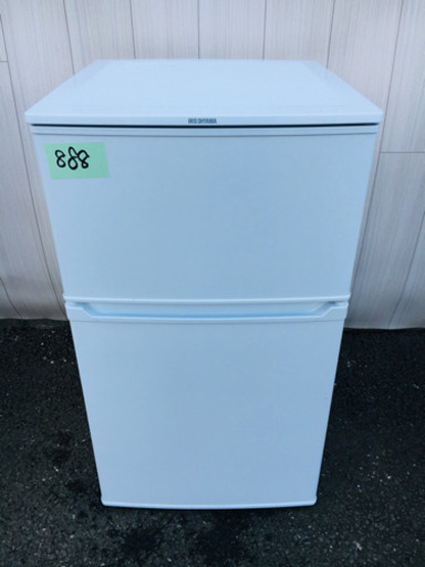 888番 IRIS OHYAMA✨ 2017年製⚡️ノンフロン冷凍冷蔵庫❄️IRR-A09TW-W‼️