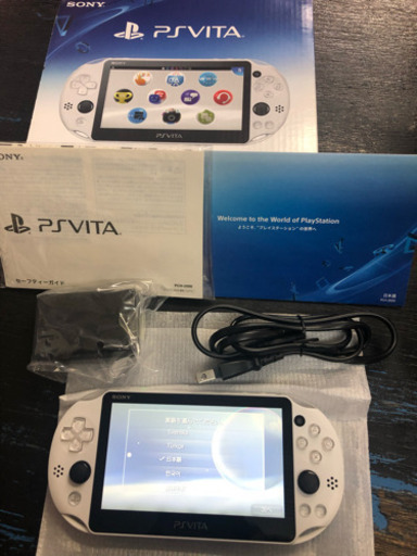 中古 psvita  pch2000 ホワイト