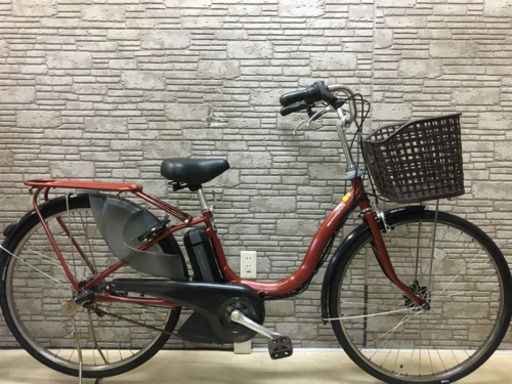 東京23区配達無料   新基準  ヤマハ パスナチュラ 6Ah リチウム 電動自転車 中古 26