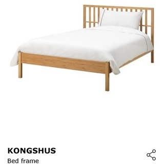 IKEA　セミダブルサイズのベッド & マットレス　