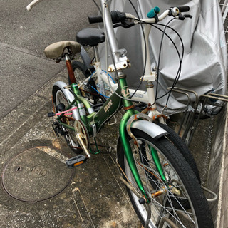 【ジャンク品】折りたたみ自転車 二台