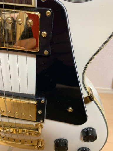 レスポール白【Busker's】エレキギター純正ソフトケース付属