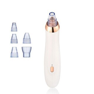 毛穴吸引器 美顔器 美容機 5種類の吸引ヘッド USB充電式