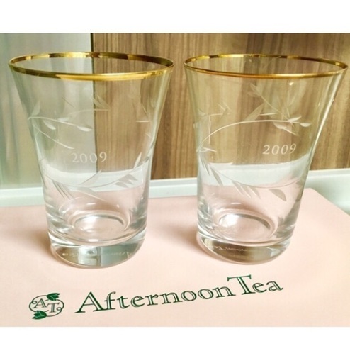 【新品】Afternoon Tea【アニバーサリーグラス記念グラス◇2009年】ペアグラス◎アフタヌーンティ