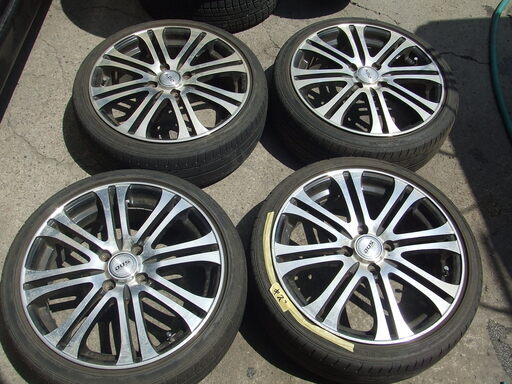 16インチ DOSアルミホイール タイヤ付き 4本セット 軽自動車等 1週間