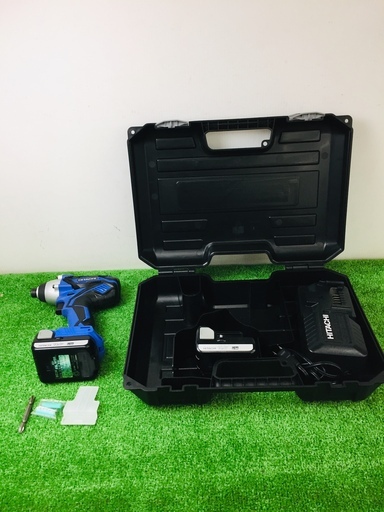 HiKOKI(旧日立工機) 14.4V コードレスインパクトドライバー 充電式 1.3Ahリチウムイオン電池、充電器、ケース付 FWH14DGL【リライズ野田愛宕店】【店頭取引限定】【中古品】1点限り早い者勝ち！