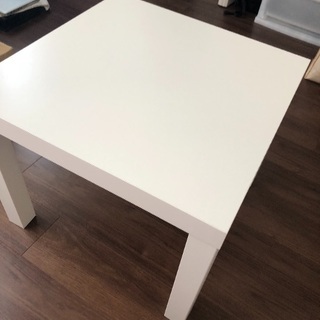 IKEA 木製ホワイトテーブル