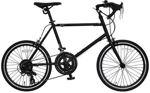 ミニベロ　補助ブレーキ付き　2×7speed
