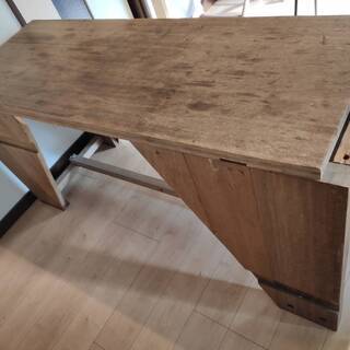 【値下げ】ヴィンテージ木製作業台テーブル 古材