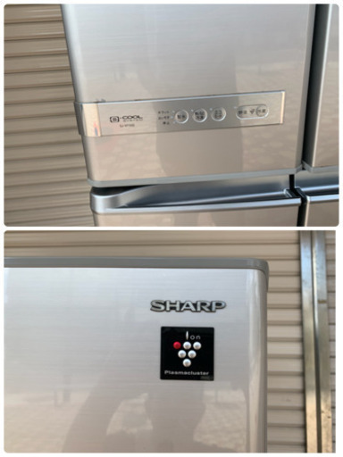 SHARP シャープ SJ-XF56S-S 冷蔵庫 6ドア 560L 2010年製