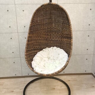 K*67 ハンギングチェア ナチュラル かご 椅子 K*67 ハンギングチェア ナチュラル かご 椅子