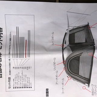【交渉ok!】コールマン大型メッシュタープ
