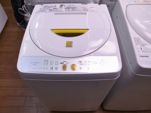 シャープ5.5㎏洗濯機ES－５５E8 2012年製【モノ市場東浦店】