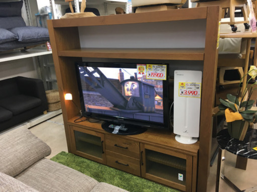 IDC 大川家具  Meuble モーブル ハイタイプ AVボード テレビボード 高級リビングボード