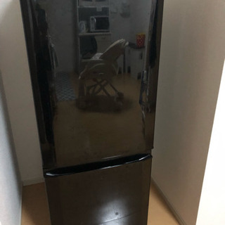 三菱 冷蔵庫 黒  