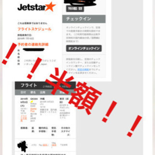 Jetstar 那覇→東京