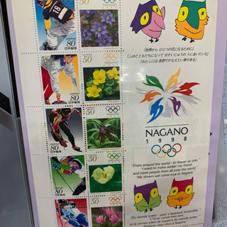 【額面650円】長野オリンピック 記念切手シート