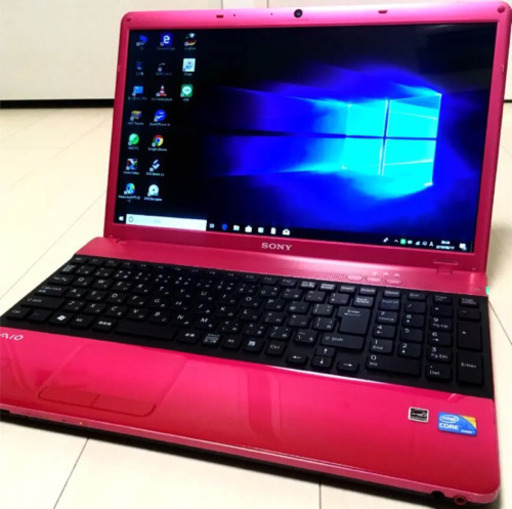 【可愛いピンク♪】i3搭載/Win10/メモリ4GB/HDD500GB【綺麗品】
