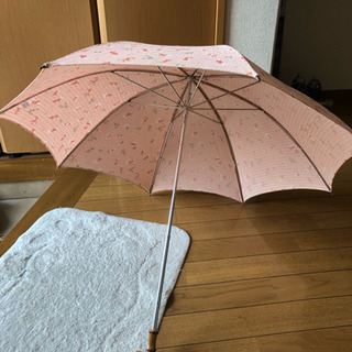 【中古】日傘 ピンク