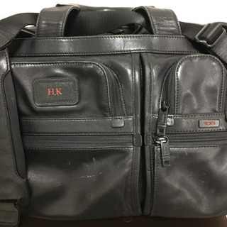 (無料) 中古品 TUMI 革製ビジネスバッグ 