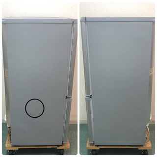 配達無料地域あり＊美品＊パナソニック 2017年製 お洒落シルバー！大きめの