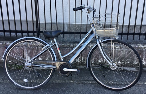 ★ ブリヂストン アルベルト・26インチ自転車 内装3段変速 一発二錠 リング錠は新品。