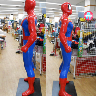 スパイダーマン 等身大フィギュア 約180cm 特大ディスプレイ ビッグ