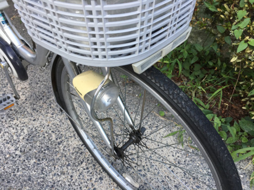 Panasonic電動アシスト自転車26インチシルバー