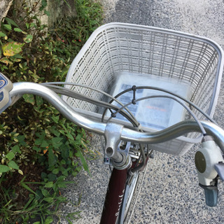 59.ブリジストン電動アシスト自転車マルーン