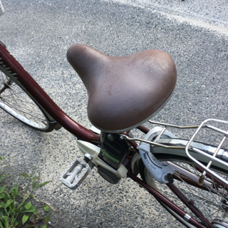 59.ブリジストン電動アシスト自転車マルーン