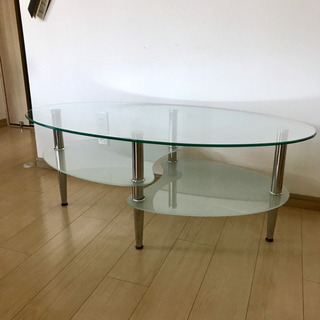 ガラステーブル センターテーブル ローテーブル