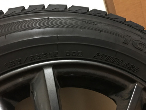 スタッドレスタイヤ☆アルミホイール付き4本セット☆185/65R15
