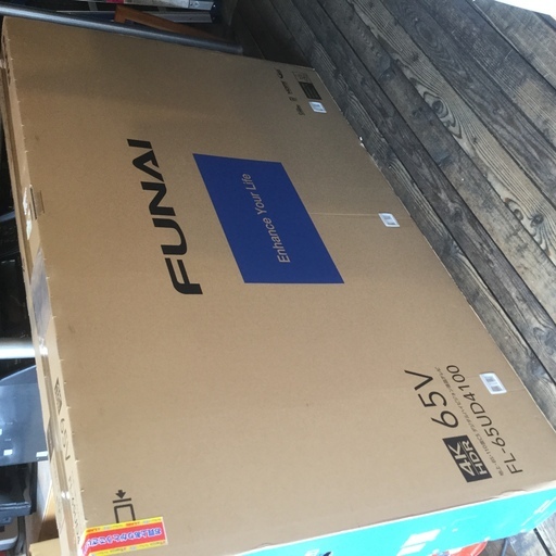 $:65インチ 液晶テレビ FUNAI/フナイ/FL-65UD 4100 4K HDR 未開封品