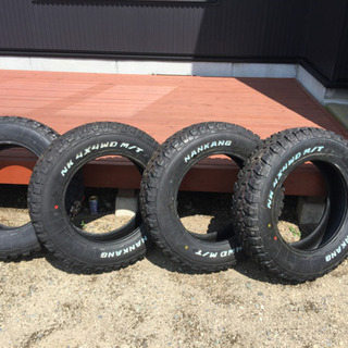 175/80/16ナンカンFT9マッドタイヤホワイトレター パジェロイオ純正