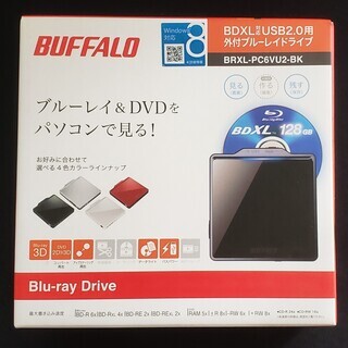 BRXL-PC6VU2-BK ブルーレイ BUFFALO ポータ...