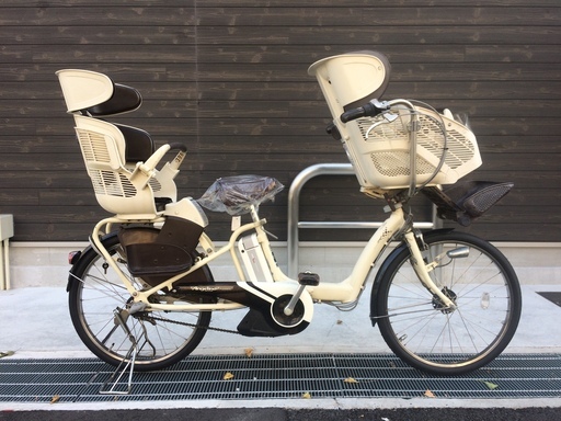 地域限定　ブリヂストン　アンジェリーノミニ　新基準　三人乗り　子供乗せ　前後22インチ　ギュットミニ　キッスミニ　神戸市　電動自転車