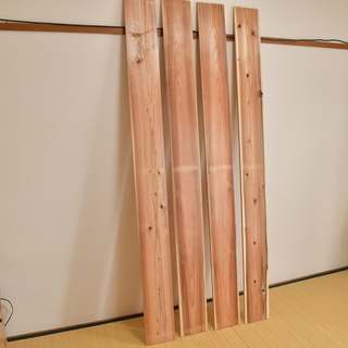 DIY　大工材料　杉板　室内保管未使用品　２M　4枚