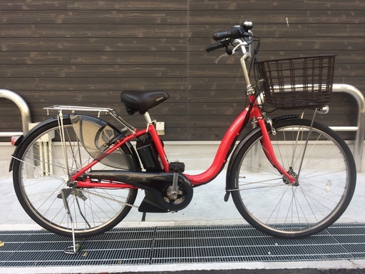地域限定　ヤマハ　パス　ナチュラ　XLスーパー　新基準　アシスト最強モデル　赤　アシスタ　ビビ　神戸市　電動自転車