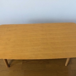 木製折りたたみ式ローテーブル