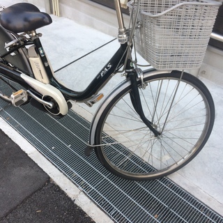 電動アシスト自転車 地域限定 ヤマハ パス リチウム 緑 26インチ 