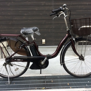 地域限定　ヤマハ　パス　ナチュラ　新基準　子供乗せ　24インチ　赤　アシスタ　ビビ　神戸市　電動自転車 地域限定 ヤマハ パス ナチュラ 新基準 子供乗せ 24インチ 赤 アシスタ