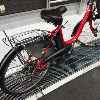 地域限定 ヤマハ パス ナチュラ 新基準 子供乗せ 24インチ 赤 アシスタ