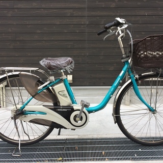 地域限定　パナソニック　ビビ　DX　新基準　12AH　子供乗せ　水色　ナチュラ　アシスタ　神戸市　電動自転車 地域限定 パナソニック ビビ DX 新基準 12AH 子供乗せ 水色 ナチュラ