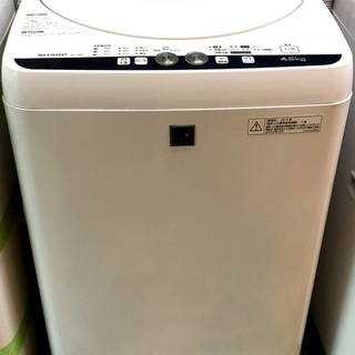 送料無料・設置無料サービス有り】洗濯機 SHARP ES-G4E2-KB 中古