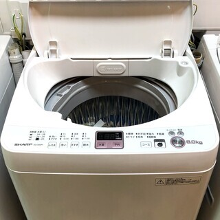 送料無料・設置無料サービス有り】洗濯機 2014年製 SHARP ES-GE60N-P 中古